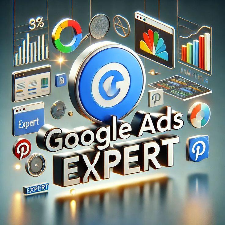 Digital marketing illustration showcasing Brightdigi’s Google Ads Services focused on boosting online visibility, lead generation, and ad campaign performance.