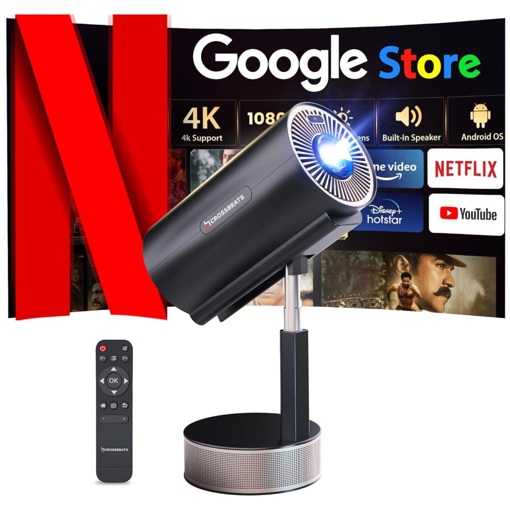 "Best Portable Projectors with high brightness and sleek design for outdoor and indoor viewing"